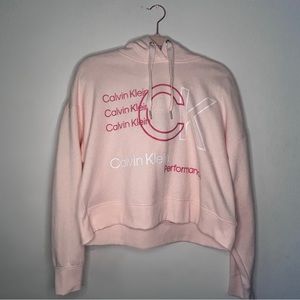 Women’s Calvin Klein crop-top hoodie